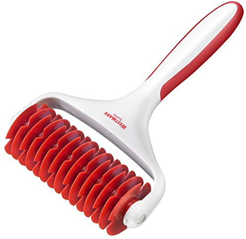 Westmark Gitterroller, Länge: 19,5 cm, Kunststoff, Weiß/Rot, 32182270