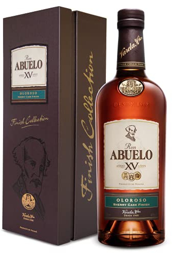 Ron Abuelo Oloroso - Ron Añejo 15 Años - Estuche con Botella 700 ml