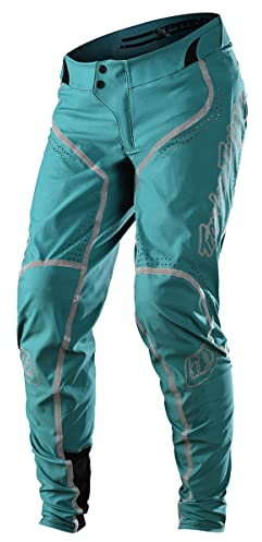 Troy Lee Designs Cycling Mountain Bike Trail Biking MTB Bicycle Pants for Mens, Sprint Ultra Pant (36, Ivy/White)