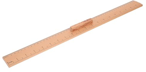 Alipis Righello Misurazione Precisa in Legno Doppia Scala per Sartoria e Liscio per Sartine Principianti e Uso in Aula di Cucito
