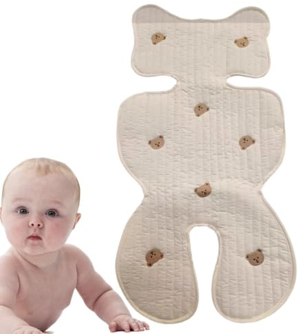 Coussin de refroidissement pour siège de voiture - Tapis de siège de | voiture - Accessoires poussette Coussin universel en coton doux pour Trolley