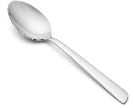 Arcos Serie Toscana - Cucchiaio Dessert Cucchiaio Frutta Cucchiaio Tavola - Monoblocco Unipezzo Acciaio Inossidabile 18/10 e 180 mm Colore Argento