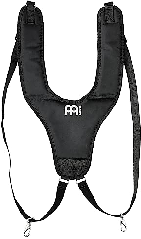Meinl Percussion Professional Djembe Strap - Schultergurt für Djemben - Gepolstert - Verstellbar - Nylon, Schwarz (MDJS2)