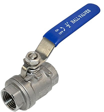 1/2 BSP Hembra 316 De Acero Inoxidable Válvula De Bola De Paso Completo Mango De Vinilo WOG1000