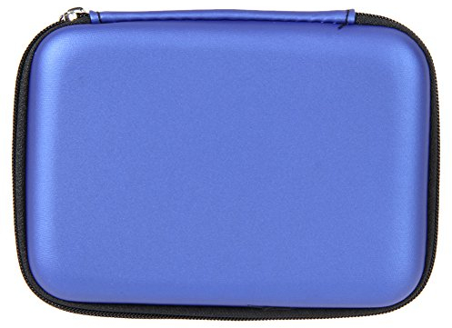 Demiawaking Universal Festplattentasche für 2,5 Zoll Festplatten und SSD/HDD, Hard Case erschütterungsfeste Schutzbox