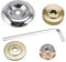 KingYH Rasentrimmer Zubehör aus Metall 5-teiliges Ersatz-Metallgetriebe-Mutter-Befestigungsset geeignet für Freischneider Trimmer Rasenmäher Stihl FS120 FS130 FS130R FS200 FS200R FS250R Fs55