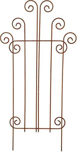 KOTARBAU® stålstaket med dekoration, rabattkant för trädgården snäcka II Ecorost, trädgårdsstaket, rabattbegränsning