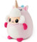 JOYIN Kuscheltie Einhorn 26 x 17 x 17cm Plüschkissen Plüschtier Ausgestopftes Tier Spielzeug Kuschelkissen Geschenk Plüschkissen über für Kinder Jungen Mädchen 3 Jahren