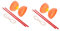 VANZACK 2-teiliges Set Diabolo-fitnessgeräte Chinesisches Ballspielzeug Großes Diabolos- Kinder Jonglieren Mit Diabolo Chinesisches Für Kinder Diabolo-stöcke Orange Tpu2pcs