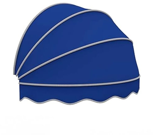 Toldo plegable con forma de abanico para balcón, protección UV, resistente a la lluvia, para puertas y ventanas