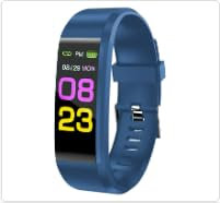 TIANXUAN Fitness Tracker Activity Tracker with Heart Rate Sleep Monitor Smart Watch with Step Calories Counter Pedometer Blood Oxygen IP67 Waterproof with 14 Sports Mode Plug Into Computer (Blue)