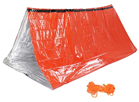 Camping Tent Lightweight Portable PE Aluminized Film Family Tent Outdoor Hiking