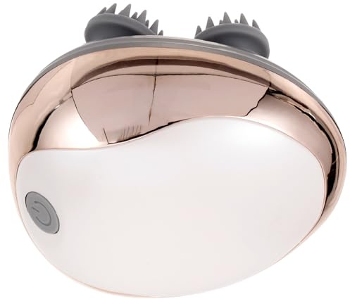 Abaodam Masseur de Tête Électrique Portable Mini Rechargeable Appareil Massage Vibrant Multifonction pour Chevelu et Détente des Adultes Compact et Étanche Usage Maison Bureau Voyage