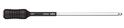 Wiha 27526 Porte-embouts avec Fixation à Bille 28599 Porte-embouts 1/4 Code 285994, Cranberry