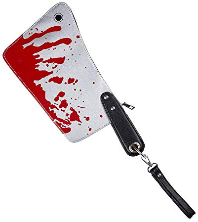 WIDMANN MILANO PARTY FASHION 07796 - Sac à main Hache sanglante, Accessoire, Costume, Carnaval, Fête foraine, Halloween