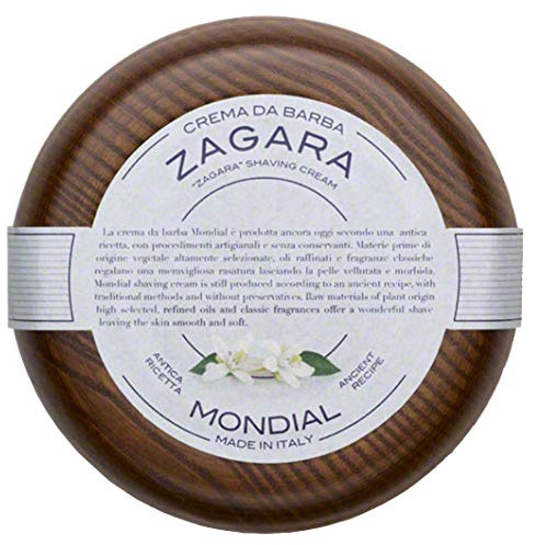 Zagara Rasiercreme im Holztiegel Rasierseife