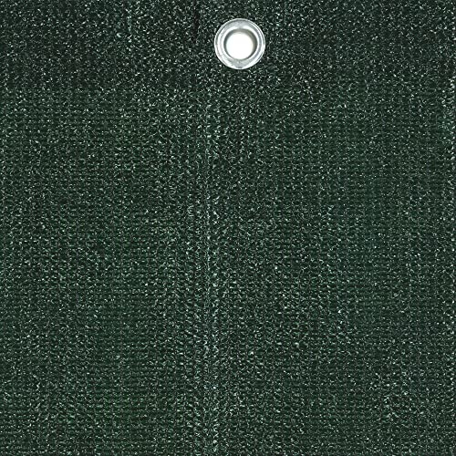 TENAX Aloha 2,00x5 m Verde, Rete Tessuta Schermante Frangivista con Occhielli, Schermatura per Balconi, Recinzioni e Giardini