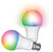 Trust WiFi B22 Bombilla LED, Compatible con Alexa y Google Home, Luz LED Cambio Color, No Hub, 2.4GHz Bompilla WiFi, Lámpara LED Blanca y en Color – Pack de 2