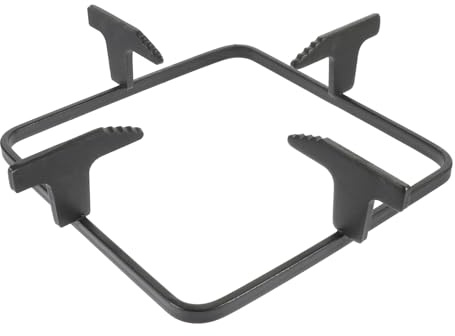 HEMOTON Gasherd Halterung Gaskocher Kreuz Grillaufsatz Metall Gas Kreuz Gasherd Gitter Gaskocher Gitter Pfannenträger Gasherd Aufsatz Klein Elektrischer Ofen Halterungsring Gusseisen