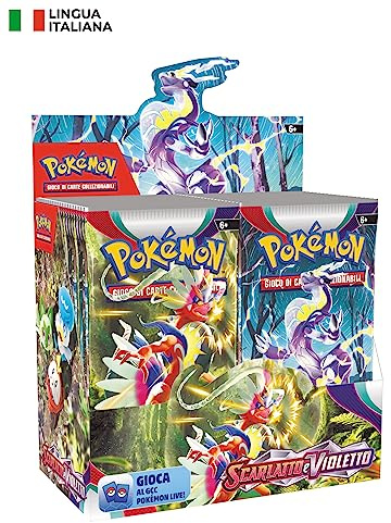 Pokémon GCC Booster-Packung Scarlet und Violetto (36 Erweiterungspackungen), italienische Ausgabe
