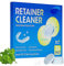 Zahnspangen-Reinigungstabletten, Zahnprothesen Reinigungstabletten, Mundschutz-Reiniger, 36 Tabletten Retainer frisch, – Retainer Reiniger Tablette, Mundschutz, Zahnersatz