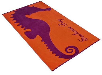 Vossen Strandtücher Seahorse Bay orange - 0001