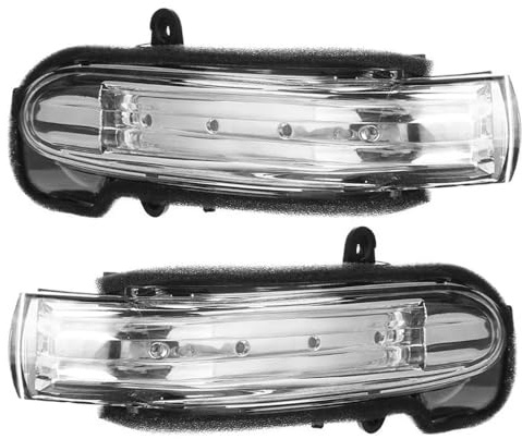 Links Rechts Außenspiegel Blinker für Mercedes-Benz W203 C-Class, Blinkerersatz, Inkl. Glühlampengläser, 2038200121 2038201521,left-2004-2007