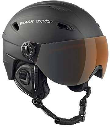 Black Crevice Vuxna skidhjälm med visir