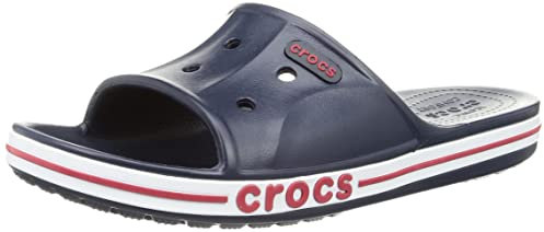 Crocs Unisex Erwachsene Bayaband Slide Badeschlappen, Navy/Pepper, 48/49 EU