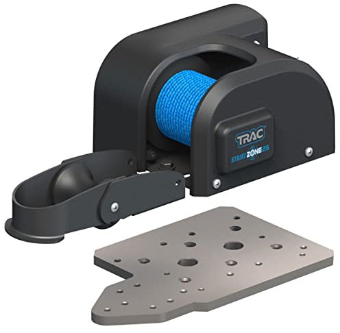 Camco Trac Outdoors Mounting Plate for AnchorZone 20 and StrikeZone 25 Anchor Winches | Safely Secures Your Anchor Winch (69070)