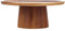 Angoily Soporte de Madera para Tartas Postres Mesa Exhibidor por Menor Soporte para Tartas Rústico Redondo para Servir de Madera Centro de Mesa Decoración