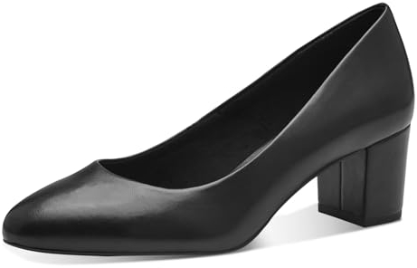 MARCO TOZZI Damen Pumps mit Blockabsatz Elegant, Schwarz (Black), 39 EU