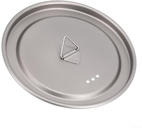 140 mm Titanium Cup Lid Camping Pot Mug Lid for Camping Pots Cups Mug Pot Kettles