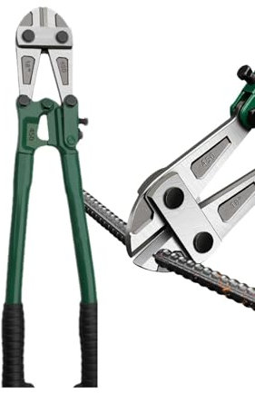 Wezalget Tagliabulloni resistente | Tagliabulloni in acciaio di grado industriale per tagliare fili e bulloni con impugnatura ergonomica, facile da tagliare catene, bulloni, fili, barre filettate,