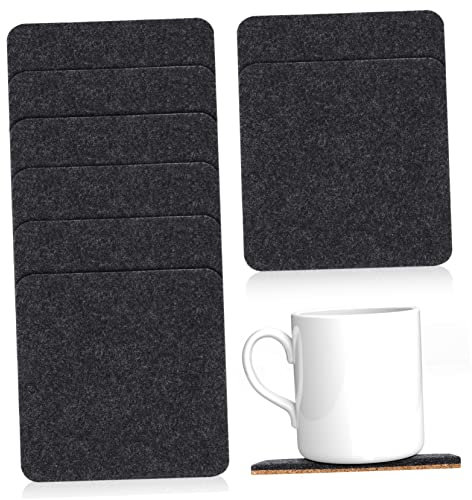 IMIKEYA 8 Sottobicchieri In Feltro Sughero Sottobicchieri per Auto Multi Uscita Sottobicchieri In Feltro Sottobicchiere Per Bevande Spina Accessori Stazione Di Caffè Sottobicchieri Di Caffè Tazze