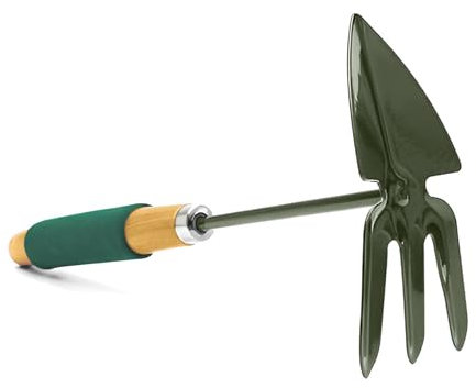onesto Garden Hand Weeder Tool | Weeding Tool with Steel Head & Wooden Handle | Weed Remover for Patio, Lawn, Garden | Hand Weeder for Instant Weed Removing
