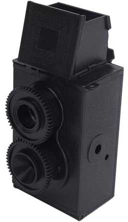 CHEOTIME Cámara de película de Doble Lente de 35 mm, DIY Classic Retro Doble Reflex Film Camera Film Film Kit de Reflejo de Lente Gemela para una película de 35 mm 135