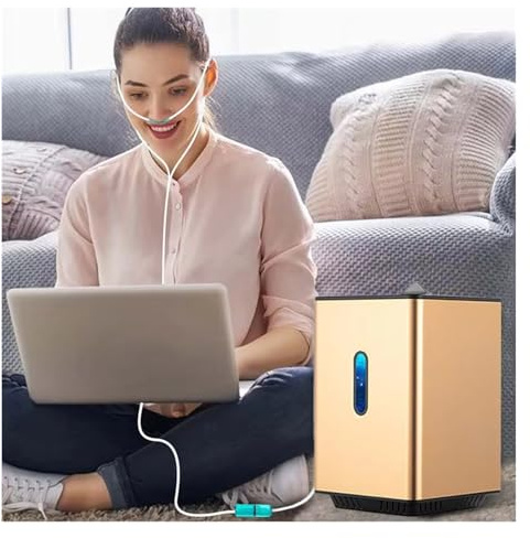 HYHACYH 2 in 1 Portable Hydrogen Inhalation Machine 150ml/225ml/Min, 99.99% Purity Dual Outlet H2 Generator Low Noise SPE/PEM Hydrogen Inhale 225ml/min