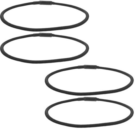 Abaodam Kit 4 Elastici Antiurto in Gomma per Microfono, Anelli di Ricambio per Supporto Antiurto Microfono da Studio, Fasce Elastiche Sospensione per Registrazione Audio