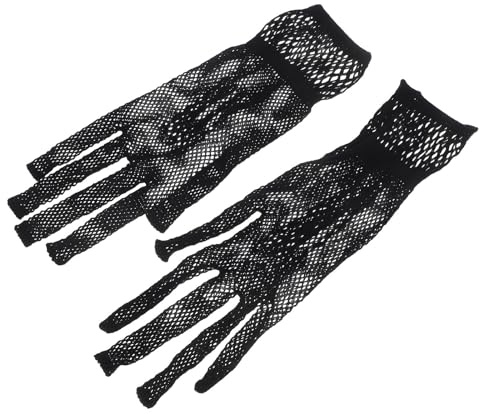 Totority Guantes de Red Hueca para Mujer, Verano, Nylon, 1 Par