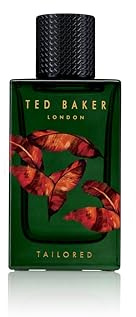 Ted Baker Tailored Amber EDP, Warm Spicy Woody For Men, 100ml | Eau de Parfum With Bergamot, Green Apple, Lavender & Leather, Long Lasting Sophisticated Woody Scent For Him Gift idea