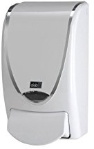 DEB Design Seifenspender für WC und Waschraum - weiß verchromt