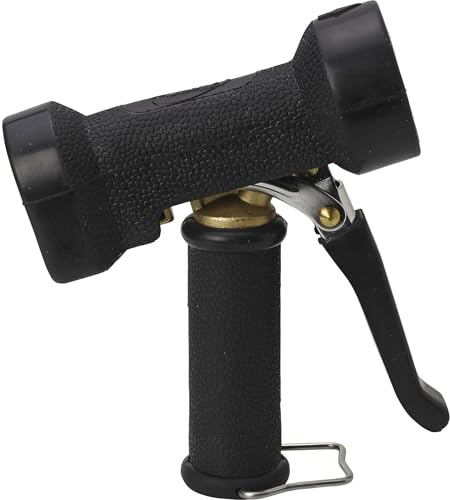 Vikan 93249 Water Gun,Heavy Duty,Brass/EPDM/Rubber/SS,Black