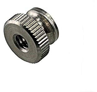 UNICORP THN5005-M07-F16-1024 1/2 Round Knurled Thumb Nuts, 10-24 THD x 1/2 OD, Stainless QTY-10