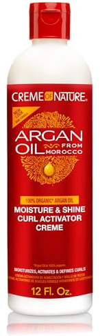 Creme of Nature Argan Oil From Morocco Moisture & Shine Curl, 12 oz