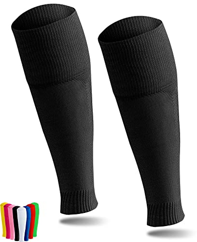 A R O C SPORTS TUBE Socken | Unisex One-Size | UNBRANDED | in vielen verschiedenen Farben | Sleeve/Stutzen für Fußball (Schwarz)