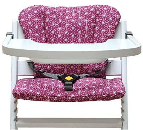 Blausberg Baby - Sitzkissen Set für Safety 1st Timba - Happy Star Cranberry Rot