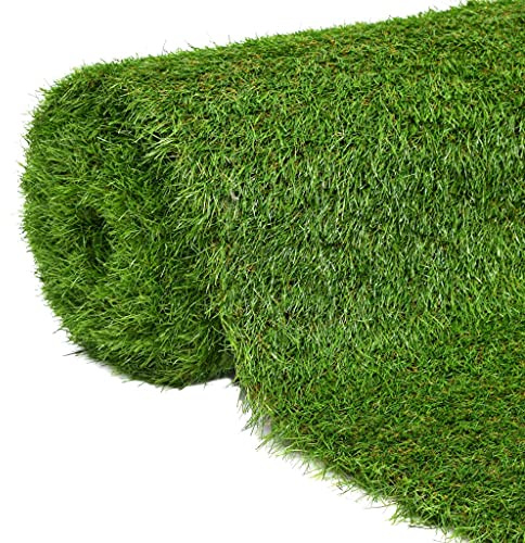 vidaXL Césped Artificial Tapete Alfombra Falso Hierba Imitación Jardín Patio Terraza Balcón Porche Piscina Decoración Verde 1x2 m/30 mm