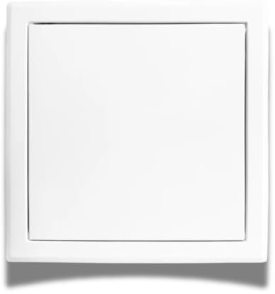 AirTech-UK Metal Access Panel – Loft & Inspection Hatch – Wall & Ceiling Panel – Push Lock & Open – Epoxy Powder Coating for Corrosion & Rust - Use as Meter Box, Fuse Box Cover (400 x 600 mm)