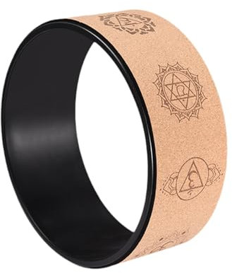 Perfeclan Rückenrolle, Yoga-Rad, Stretching-Ausrüstung, weiches Pilates-Hilfsrad, Yoga-Roller für das Home-Gym, Fitness-Workout-Zubehör, Style B